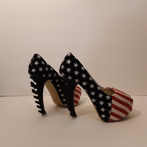 💀Spine💀 heel peep-toe platforms - Picture 2 of 8